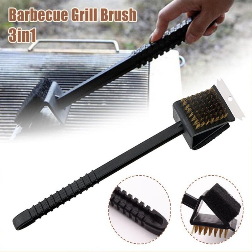 Long Handle BBQ Cleaning Brush - Eco Sponge ulasan dan harga