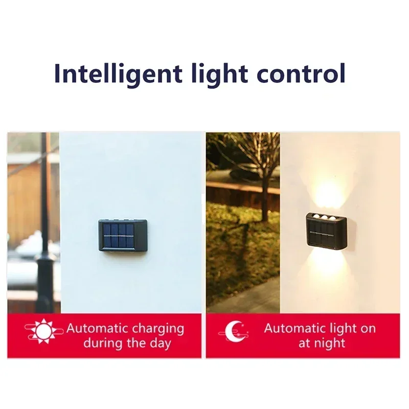COB Solar Wall Lamp Outdoor Wa - Solar Garden Light ulasan dan harga