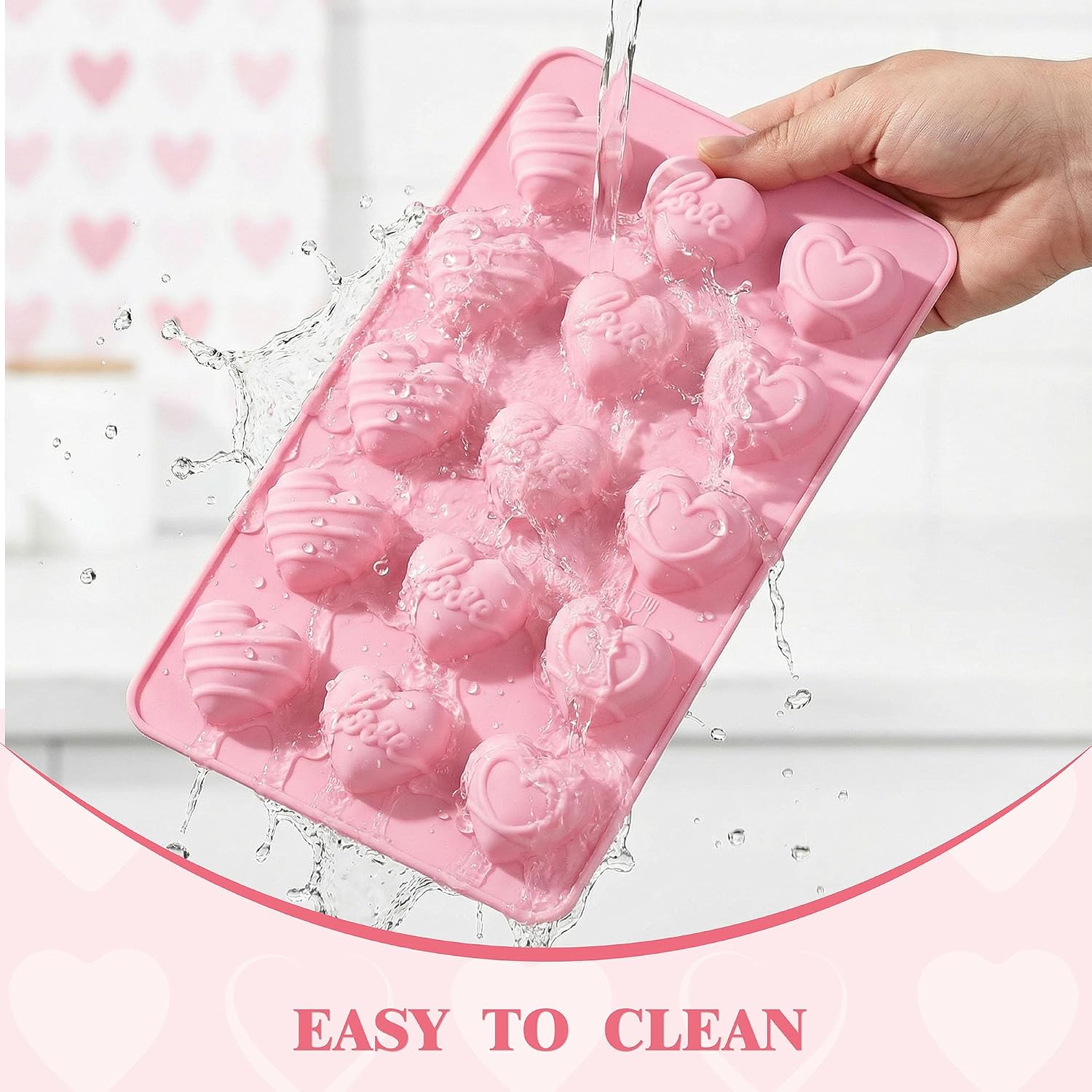 Heart Silicone Molds,Heart Cho - Eco Soap ulasan dan harga