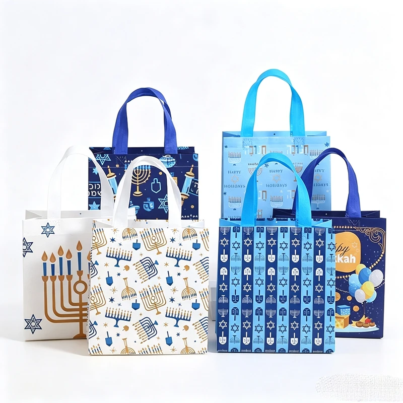 50Pcs Chic Jewish Holiday Non  - Reusable Bag ulasan dan harga