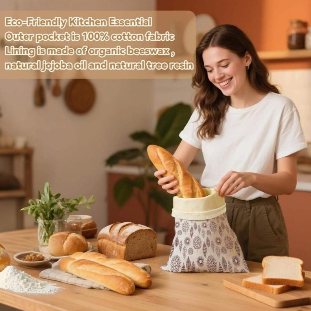 Reusable Beeswax Bread Bags Be - Reusable Bag ulasan dan harga