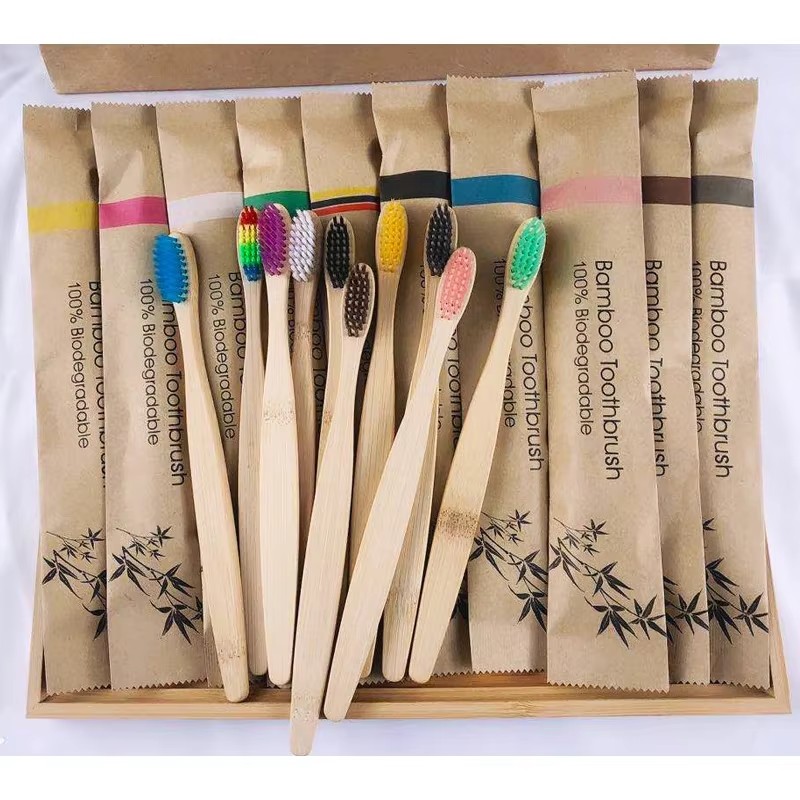 5-30pcs Bamboo Toothbrushes So - Bamboo Toothbrush ulasan dan harga