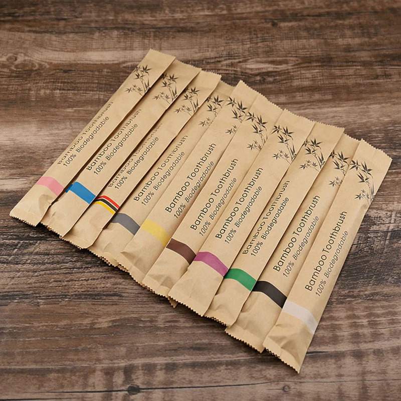 5-30pcs Bamboo Toothbrushes So - Bamboo Toothbrush ulasan dan harga
