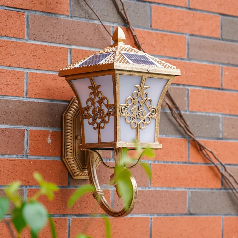 Outdoor European Style Solar P - Solar Garden Light ulasan dan harga