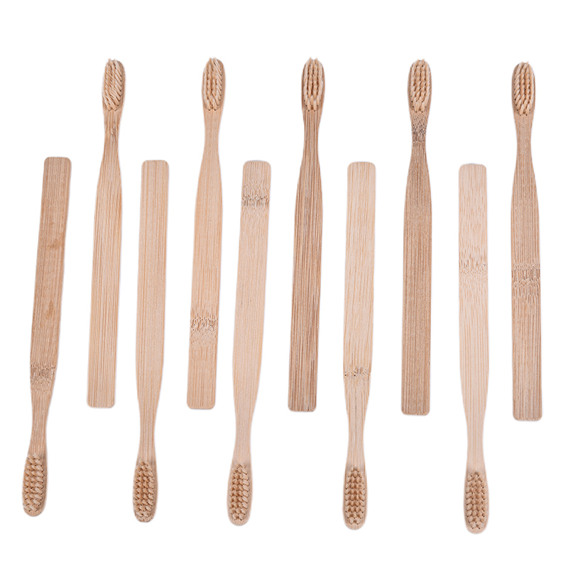 10pcs/oral Natural Bamboo Fibr - Bamboo Toothbrush ulasan dan harga
