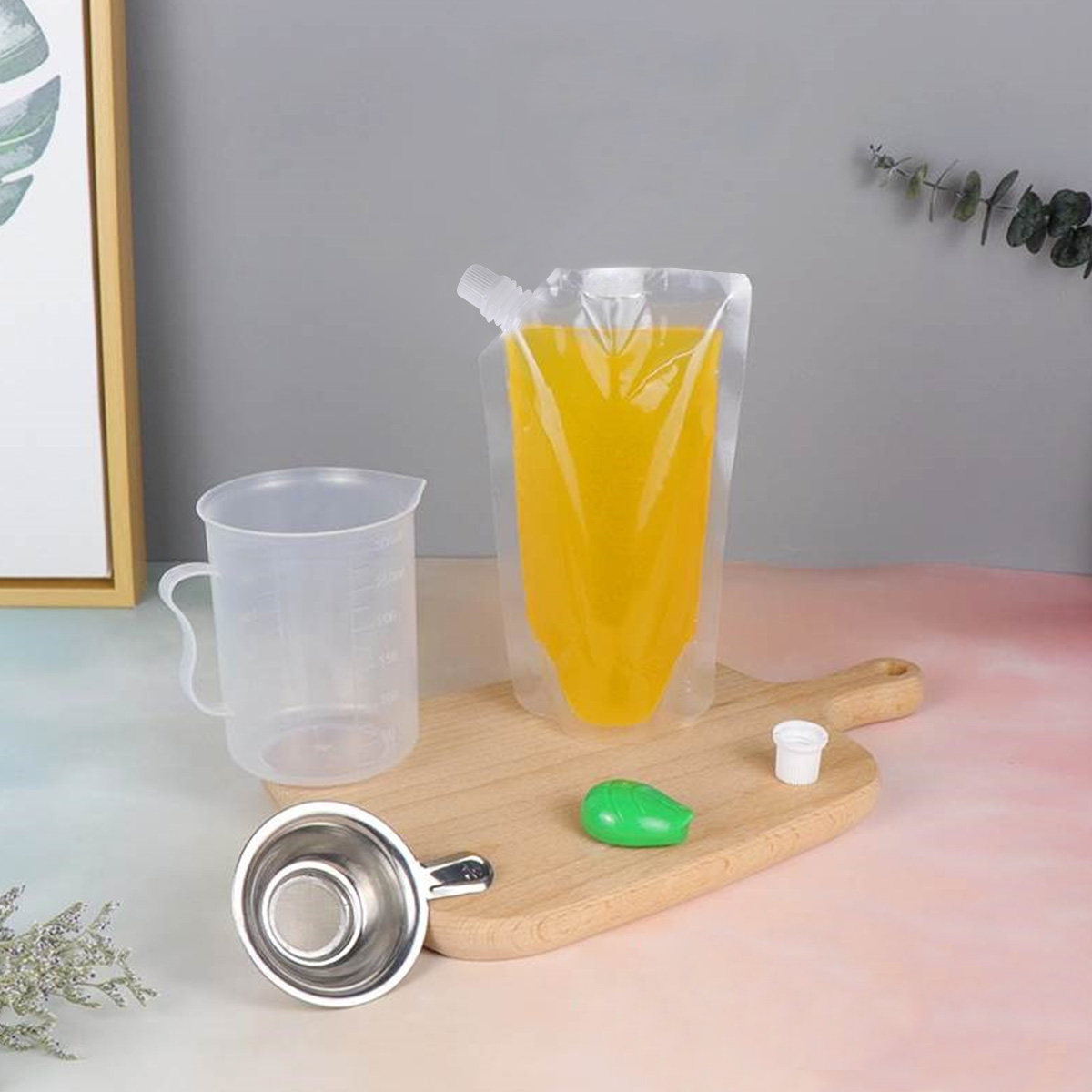 6Pcs Clear Plastic Drinks Flas - Reusable Bottle ulasan dan harga