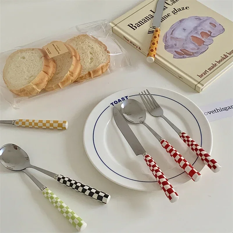 3pcs/set Stainless Steel Knife - Bamboo Cutlery ulasan dan harga