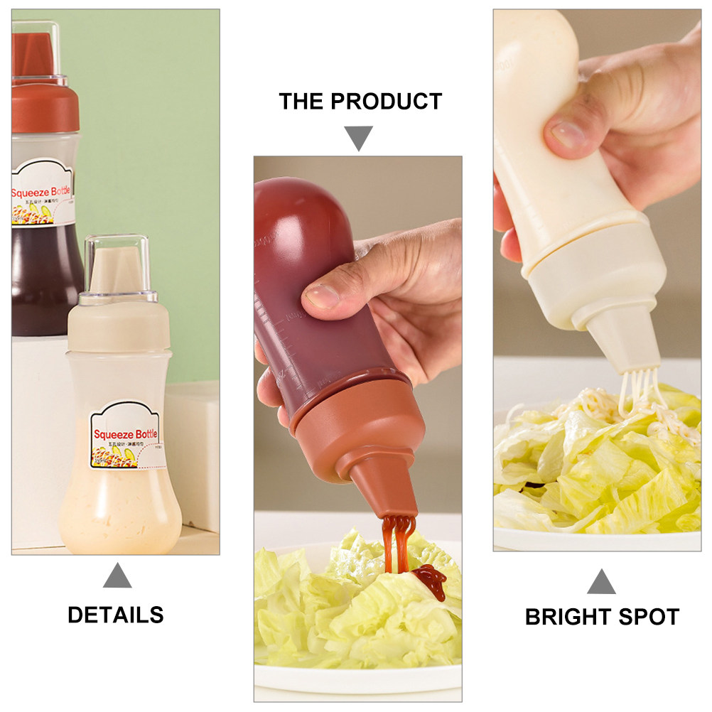 3Pcs Squeeze Bottles Transpare - Reusable Bottle ulasan dan harga