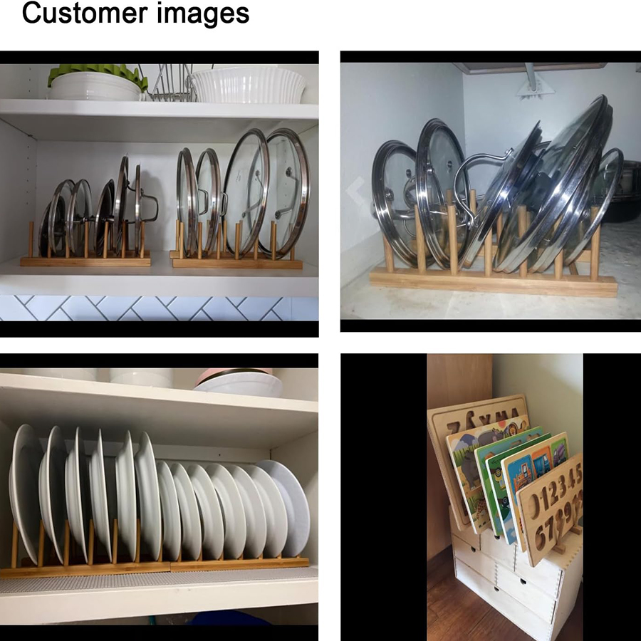 1pcs/2pcs Bamboo Dish Rack, Pl - Bamboo Cutlery ulasan dan harga