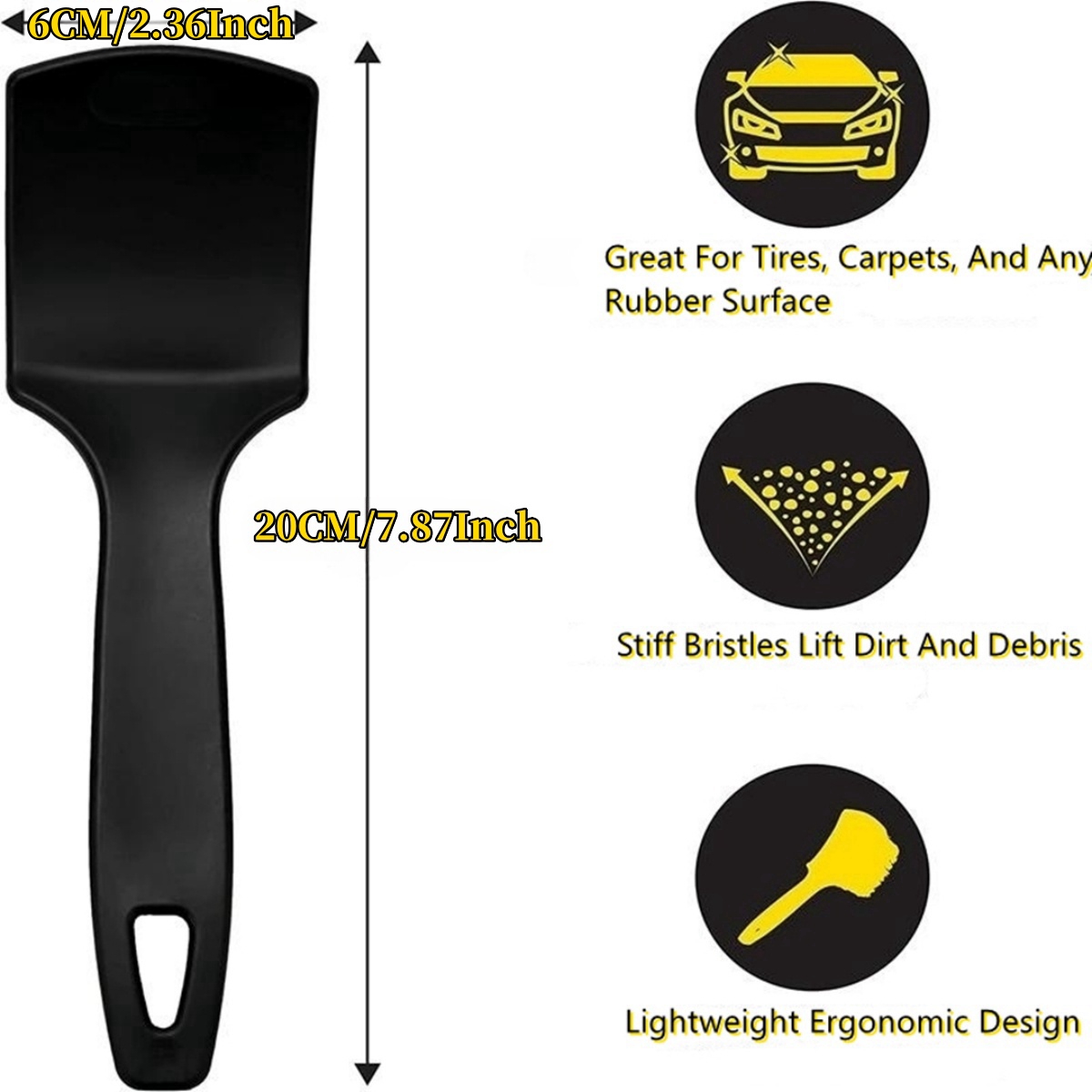 3PCS Tire Rim Brush Wheel Hub  - Eco Sponge ulasan dan harga