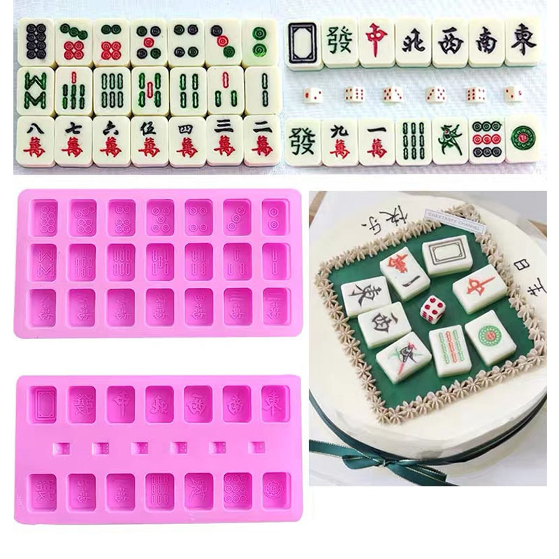 Chinese Mahjong Tile Set Silic - Eco Soap ulasan dan harga