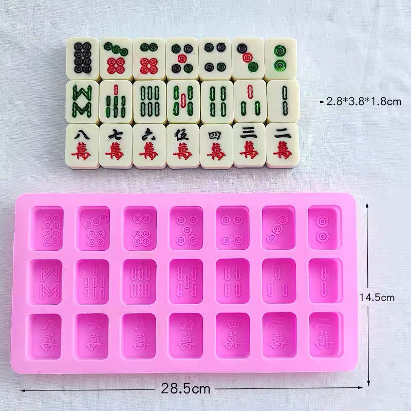 Chinese Mahjong Tile Set Silic - Eco Soap ulasan dan harga