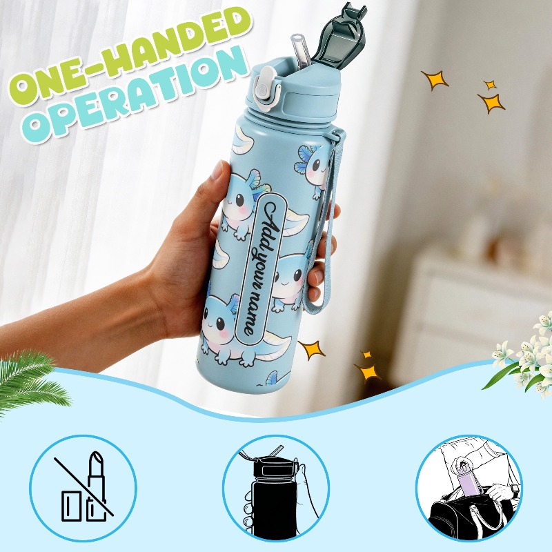 750ml Custom Name Blunt Salama - Reusable Straw ulasan dan harga