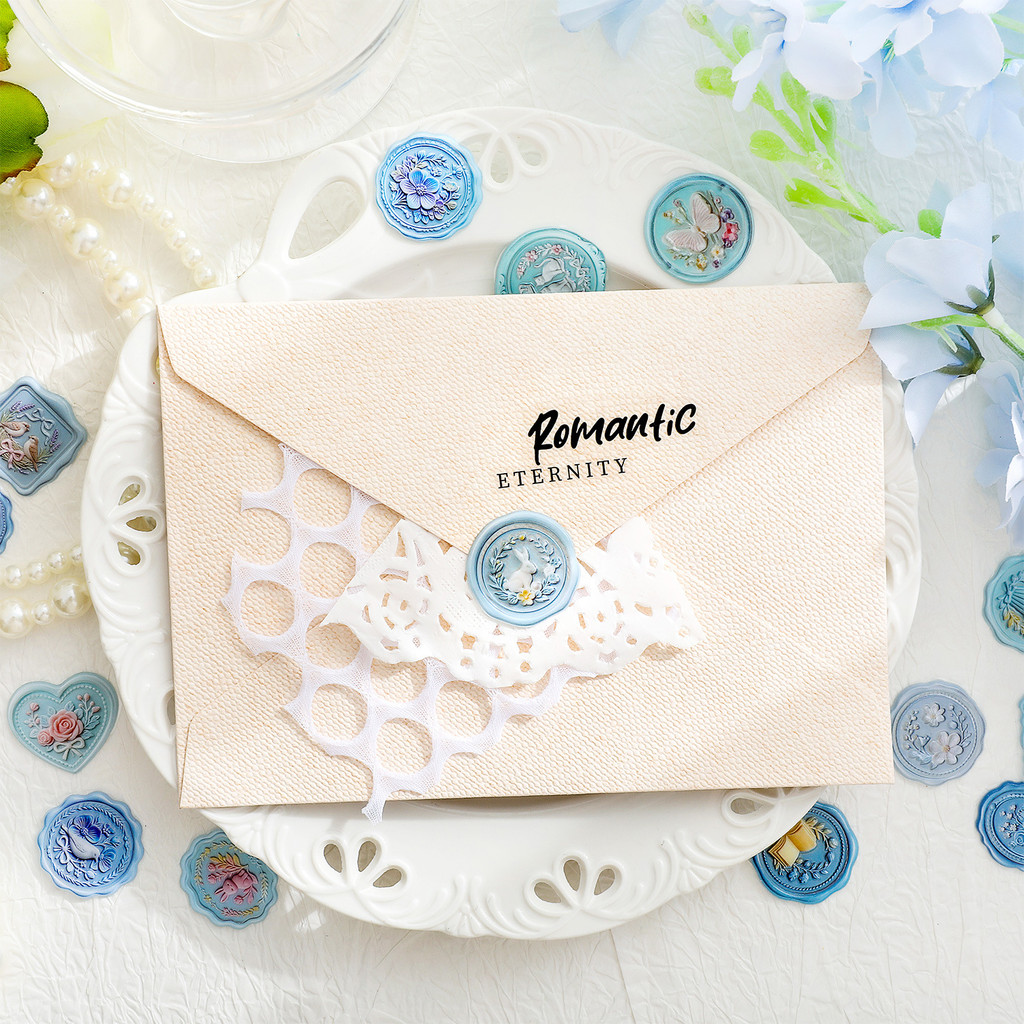 1 Sheet with 15Pcs Wax Seal Re - Beeswax Wrap ulasan dan harga