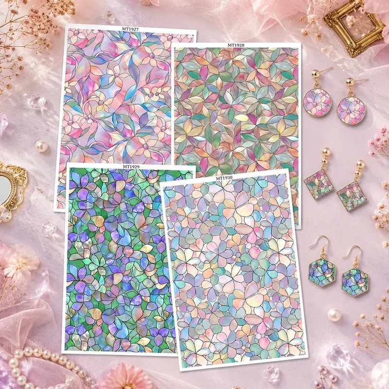 Stained Glass Flower Polymer C - Beeswax Wrap ulasan dan harga